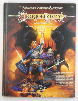 AD&D Dragonlance Adventures VG, by Hickman, Weis  