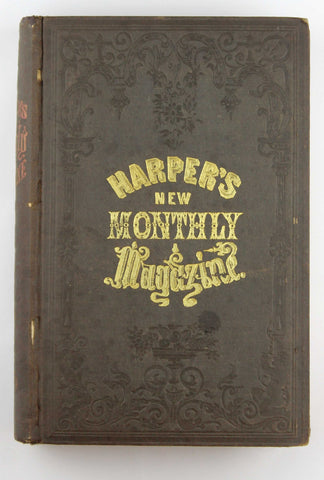 Harper's New Monthly Magazine Vol III June To Nov 1851 Moby Dick, by Herman Melville, et al  
