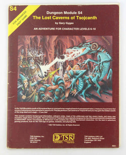 AD&D S4 The Lost Caverns of Tsojcanth G+, by Gary Gygax  