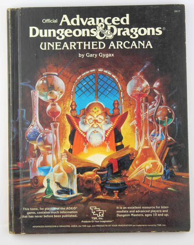 Official Advanced Dungeons and Dragons, Unearthed Arcana, by Gary Gygax  