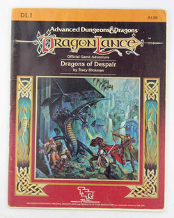 AD&D DL1 Dragons of Despair Dragonlance Stain, by Tracy Hickman  