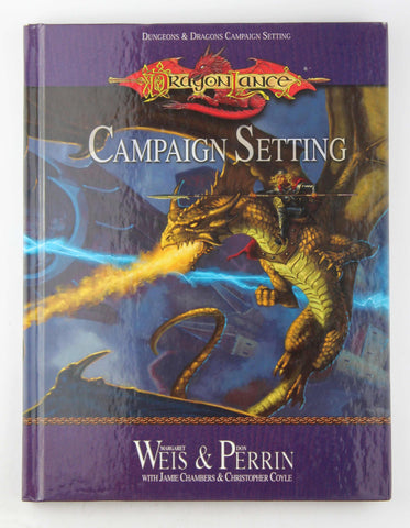 Dragonlance Campaign Setting (Dungeon & Dragons Roleplaying Game: Campaigns), by Jamie Chambers, Christopher Coyle  