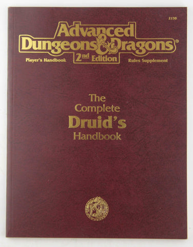 The Complete Druid's Handbook VG++, by Pulver  