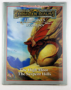 AD&D 2e Elminster's Ecologies THe High Moor The Serpent Hills SW Forgotten Realms, by Tim Beach  