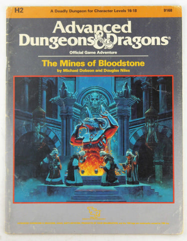 AD&D H2 The Mines of Bloodstone Complete G+, by Dobson, Niles  