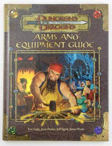 Arms and Equipment Guide (Dungeons & Dragons d20 3.0 Fantasy Roleplaying Accessory), by Wyatt, James, Redman, Rich, Quick, Jeff, Decker, Jesse, Cagle, Eric  