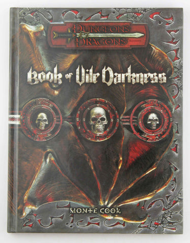 D&D Book of Vile Darkness VG, by Monte Cook  
