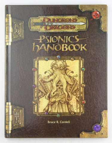 Psionics Handbook (Dungeons & Dragons d20 3.0 Fantasy Roleplaying), by Bruce R. Cordell  