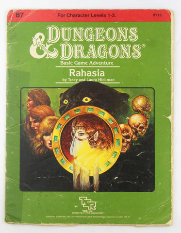 D&D B/X B7 Rahasia Rough, by Tracy Hickman, Laura Hickman  