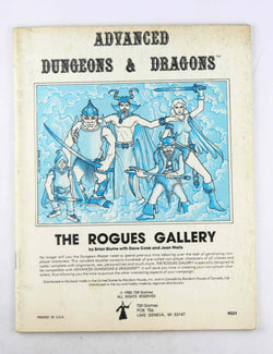 The Rogues Gallery: A Compendium of Non-Player Characters for Advanced Dungeons & Dragons, by Blume, David  