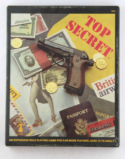Top Secret RPG Espionage TSR, by Rasmussen, et al  