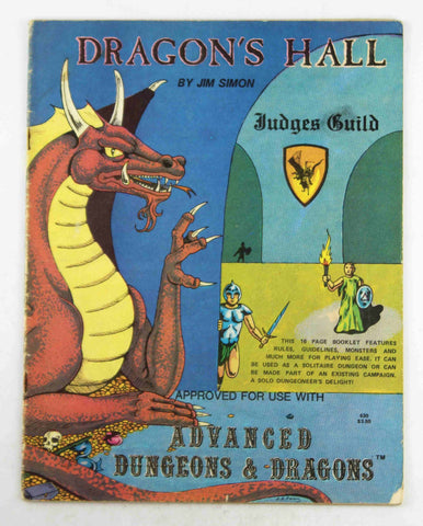 Dragon's Hall (Advanced Dungeons and Dragons), by Jim Simon  