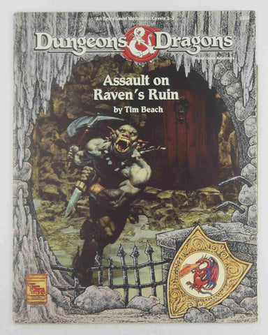 D&D Assault on Raven's Ruin Complete Unpunched VG, by Beach  