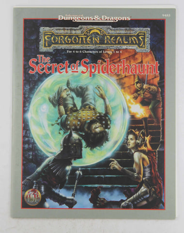 AD&D 2e The Secret of Spiderhaunt VG Forgotten Realms, by Various  