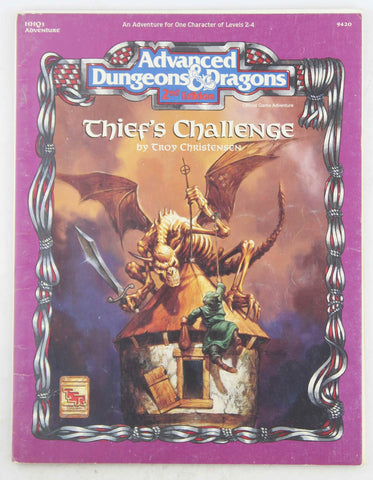 Thief's Challenge (Advanced Dungeons & Dragons Module HHQ3), by Christensen, Troy  