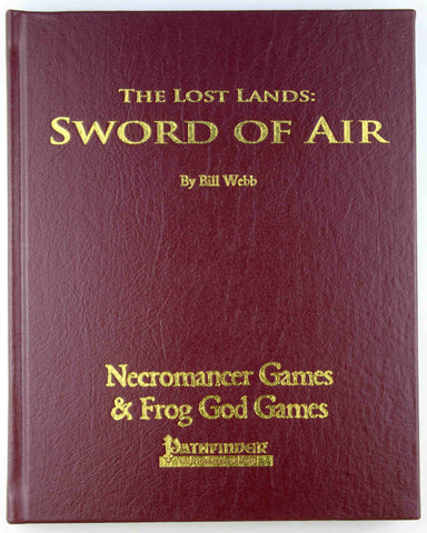 THe Lost Lands Sword of Air Limited Signed Pathfinder RPG, by Bill Webb  