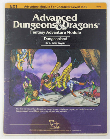 AD&D EX1 Dungeonland Stain, by E Gary Gygax  