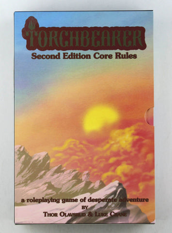 Torchbearer RPG Dungeoneer's Handbook and Scholar's Guide, by Olavsrud, Crane  