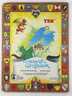 AD&D The World of Greyhawk Folio Rubbed, by Gary Gygax  