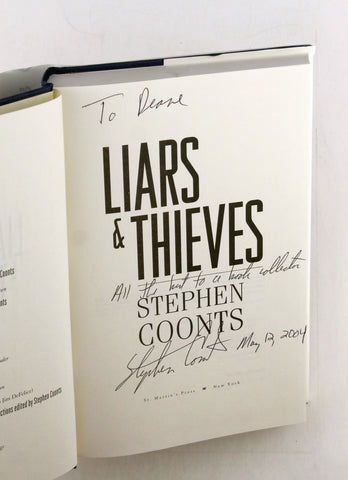 Liars & Thieves, by Coonts, Stephen Signed First Edition