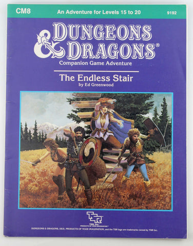 The Endless Stair (Dungeons and Dragons Module CM8), by Greenwood, Ed  