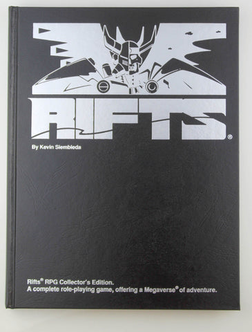 RIFTS RPG Hardcover Collector's Edition, by Kevin Siembieda Signed 