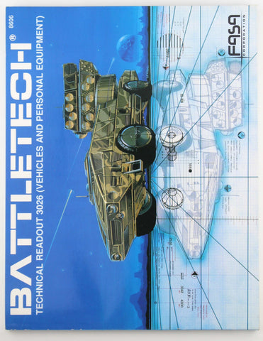 Battletech Technical Readout 3026 Vehicles and Personal Equipment, by In House  