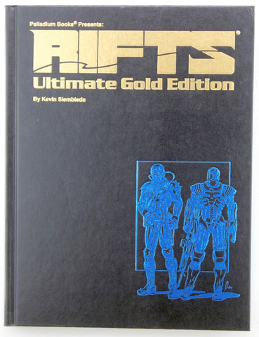 Palladium Rifts Ultimate Gold Edition VG+, by Kevin Siembieda Signed First Edition