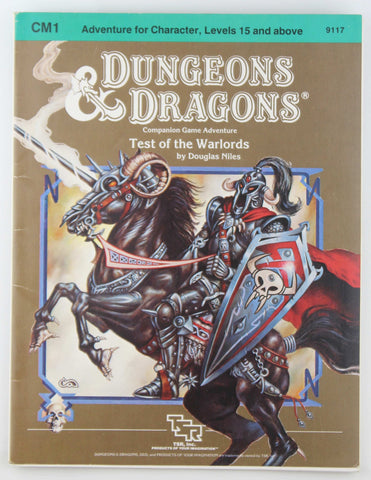 D&D CM1 Test of the Warlords G+, by Douglas Niles  