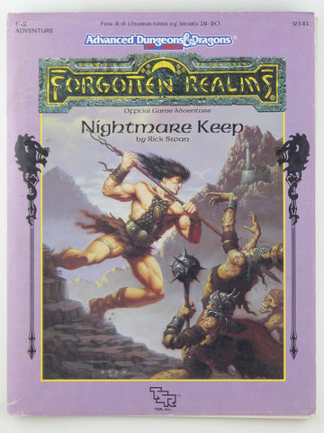AD&D Nightmare Keep Forgotten Realms, by Rick Swan  
