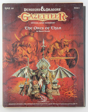 D&D GAZ10 The Orcs of Thar Complete, by Bruce Heard  