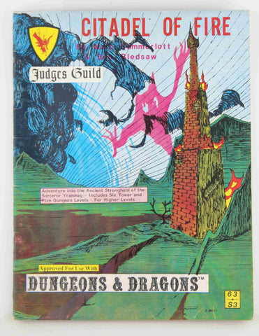 Citadel of Fire (Judges Guild), by Bob Bledsaw, Marc Summerlott  