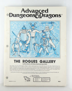 AD&D The Rogues Gallery VG+, by In House  