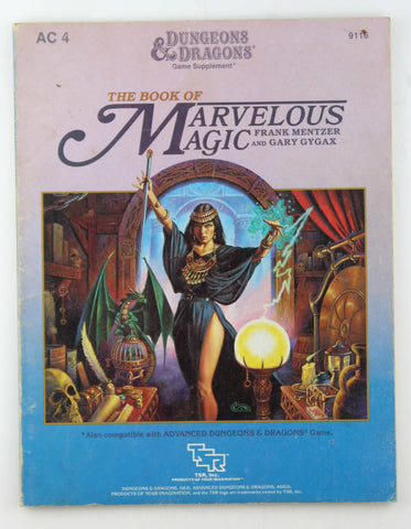 D&D The Book of Marvelous Magic, by Mentzer, Gygax  