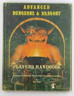 AD&D Players Handbook 3rd Printing, by Gary Gygax  