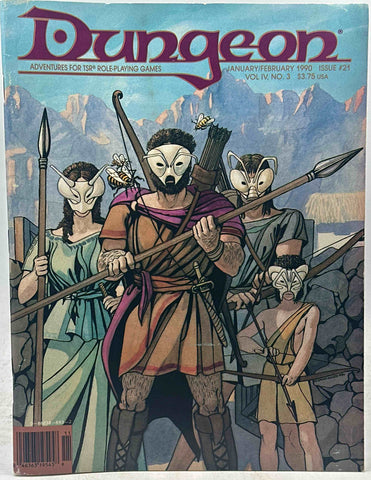 Dungeon Magazine #21 Jan/Feb 1990 TSR Adventures, by   