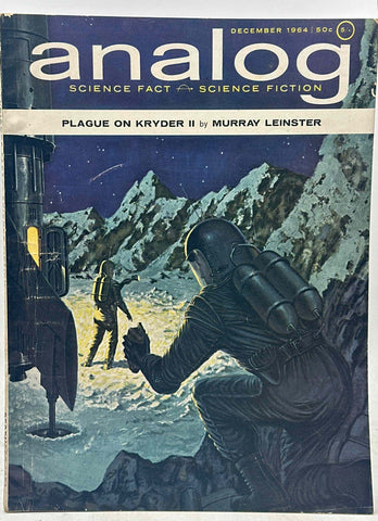 Analog SF Dec 1964 - Plague on Kryder II Murray Leinster, by   