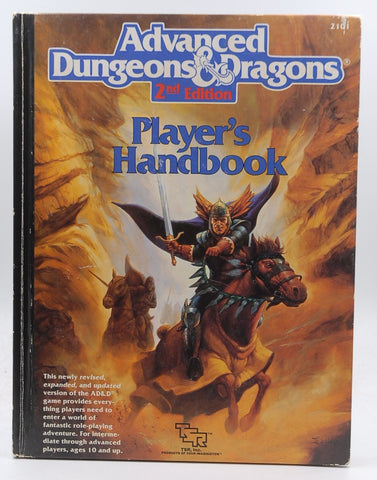 AD&D2e Player's Handbook Original Cover, by   