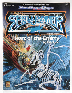 AD&D Spelljammer Heart of the Enemy SJQ1 9347 VG+, by Rick Swan  