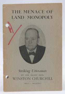 The Menace of Land Monopoly, by Winston Churchill  