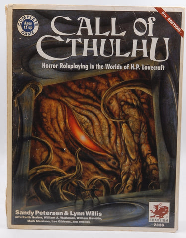 Call of Cthulhu RPG 5th Edition Broken Binding, by Petersen, Willis  