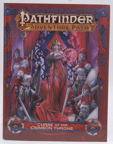 Pathfinder Adventure Path: Curse of the Crimson Throne Pocket Edition, by Jacobs, James,Kortes, Michael,Leati, Tito,Logue, Nicolas,Pett, Richard,Schneider, F. Wesley,Vaughan, Greg A.  