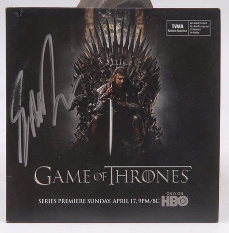 Game of Thrones DVD PRomo Episode 1 Autographed Martin, by George RR Martin Signed 
