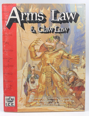 Arms Law and Claw Law (Advanced Fantasy Role Playing, 2nd Ed, Stock No. 1100), by Charlton, S. Coleman  