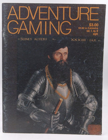 Adventure Gaming Magazine #8 RPG D&D, by Various  