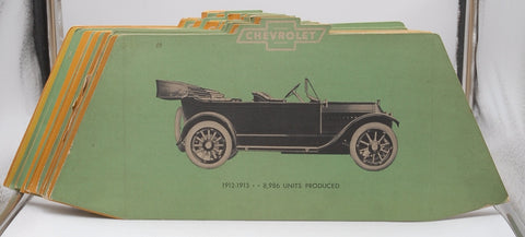 37 c. 1952 Chevrolet Dealership Promo Advertising Cards 1912-1952, by Various  