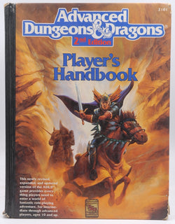 AD&D2e Player's Handbook Original Cover, by   
