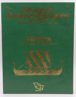 By David Cook Vikings Campaign Sourcebook (Advanced Dungeons & Dragons, 2nd Edition: Historical Reference/9322/HR1 [Paperback], by   