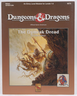 DDA4 The Dymrak Dread VG+ Complete, by John Nephew  
