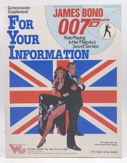 For Your Information (James Bond 007 RPG), by Gerry Klug  